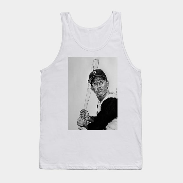 Roberto Clemente Tank Top by BryanWhipple